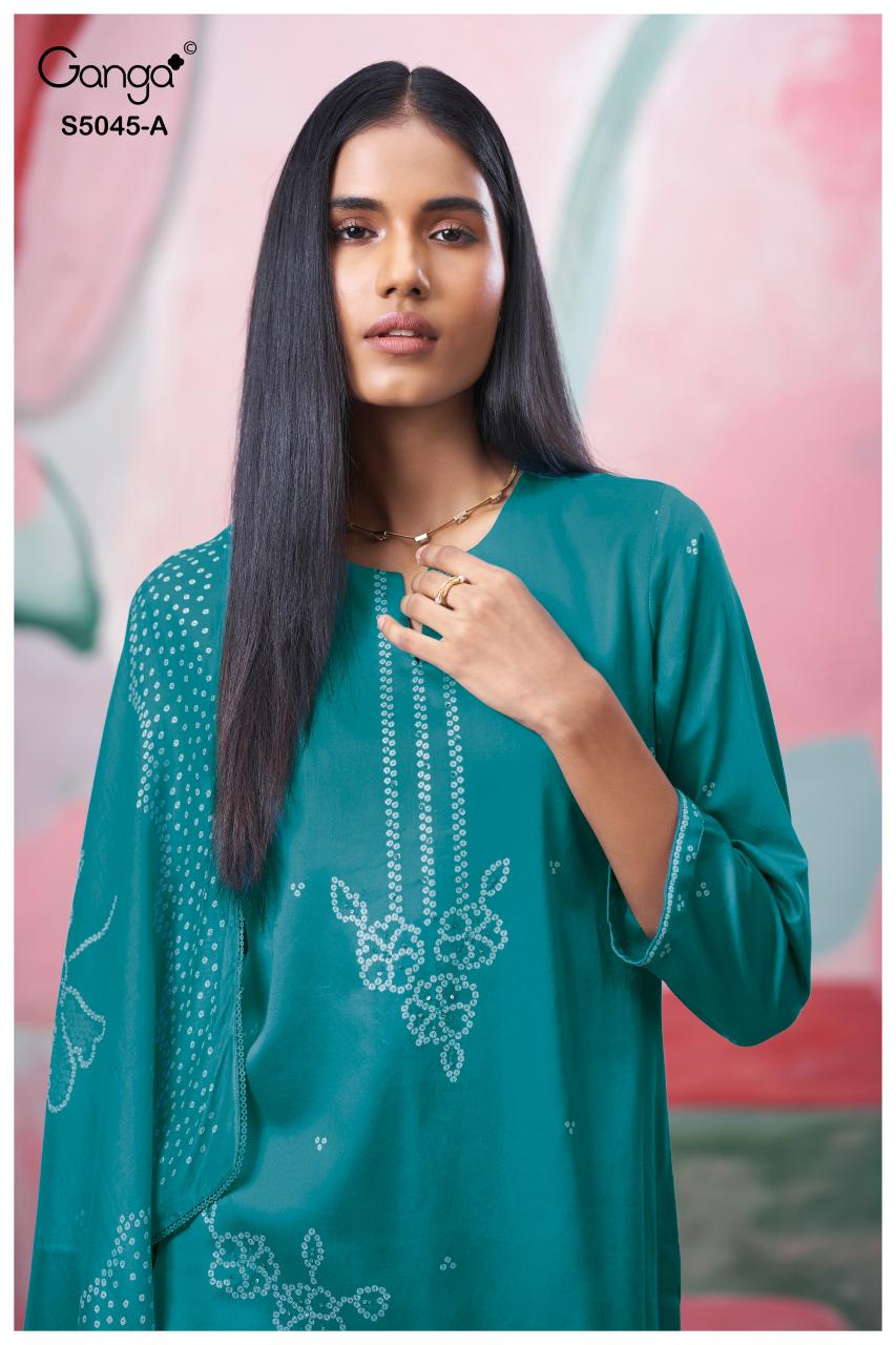 Ganga Cressa 5045 catalog salwar kameez suppliers wholesale