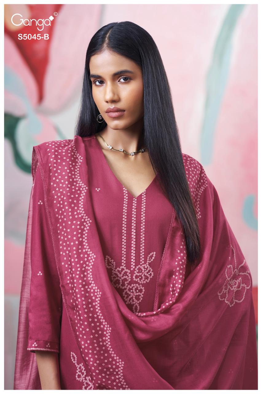 Ganga Cressa 5045 catalog salwar kameez suppliers wholesale