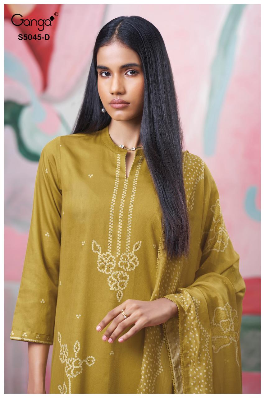 Ganga Cressa 5045 catalog salwar kameez suppliers wholesale