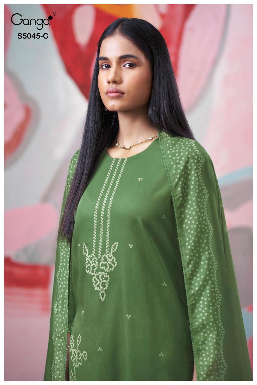 Ganga Cressa 5045 catalog salwar kameez suppliers wholesale