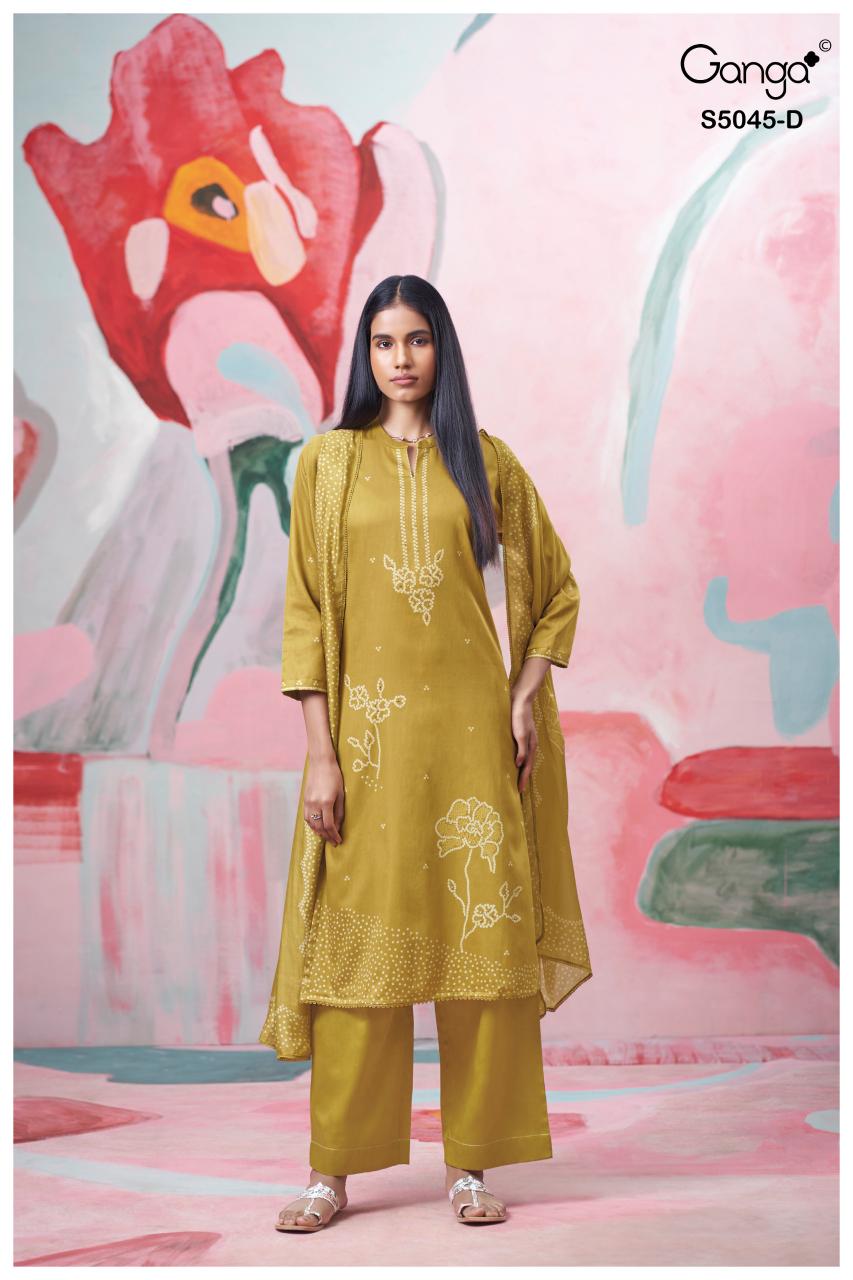 Ganga Cressa 5045 catalog salwar kameez suppliers wholesale