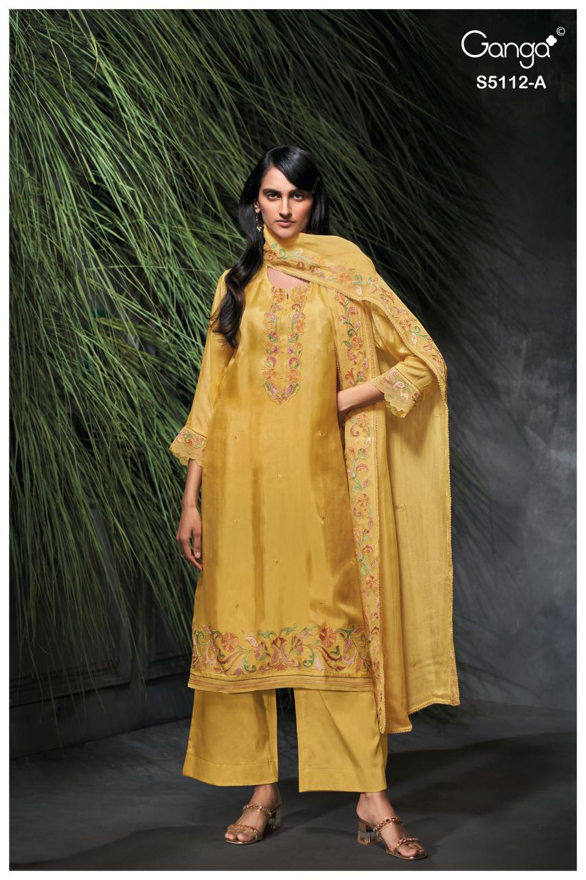 Ganga Dariah 5112 catalog salwar kameez catalogue wholesale surat 