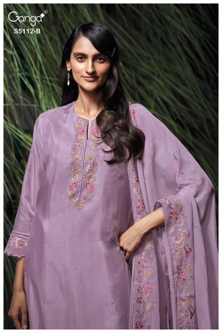 Ganga Dariah 5112 catalog salwar kameez catalogue wholesale surat 