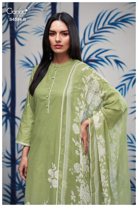 Ganga Dhyara 4594 catalog wholesale indian salwar kameez