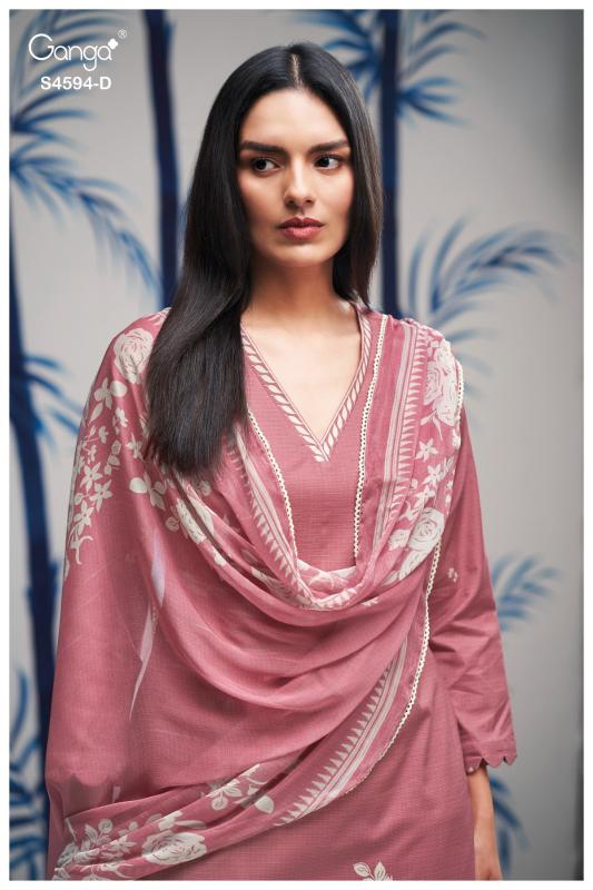 Ganga Dhyara 4594 catalog wholesale indian salwar kameez