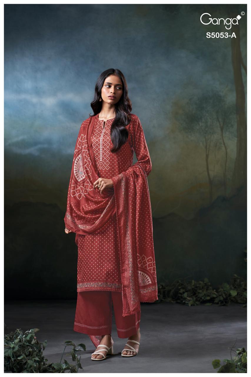Ganga Diantha 5053 catalog online wholesale salwar kameez cod available
