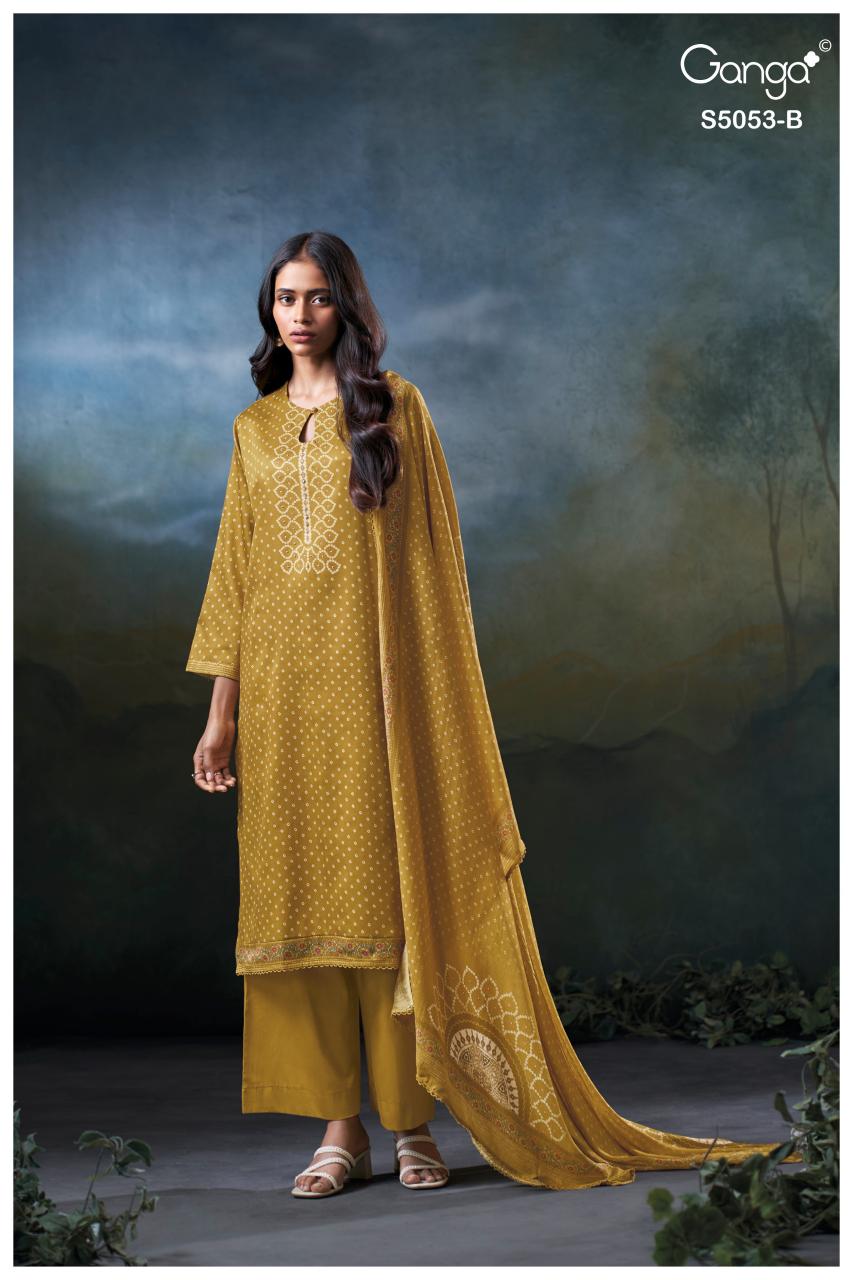 Ganga Diantha 5053 catalog online wholesale salwar kameez cod available