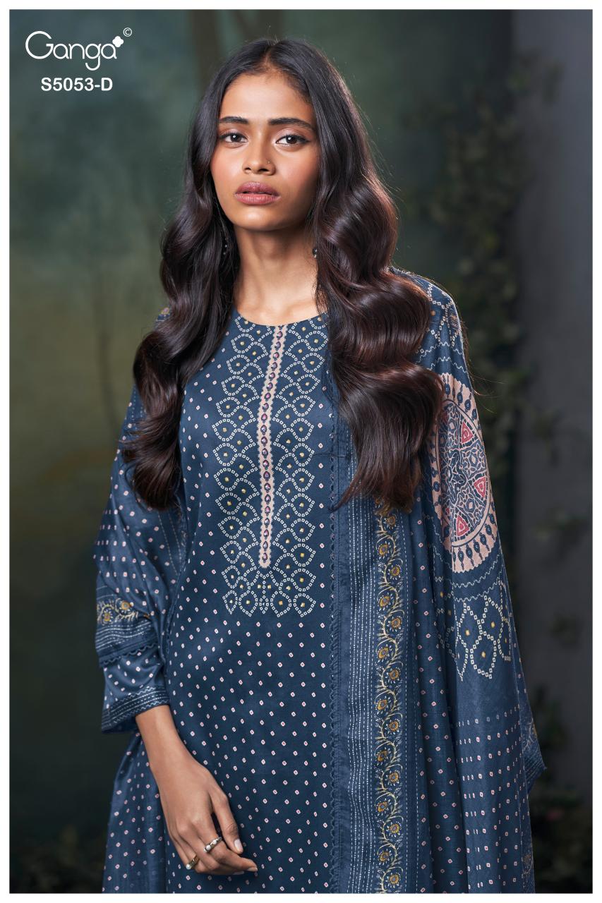 Ganga Diantha 5053 catalog online wholesale salwar kameez cod available