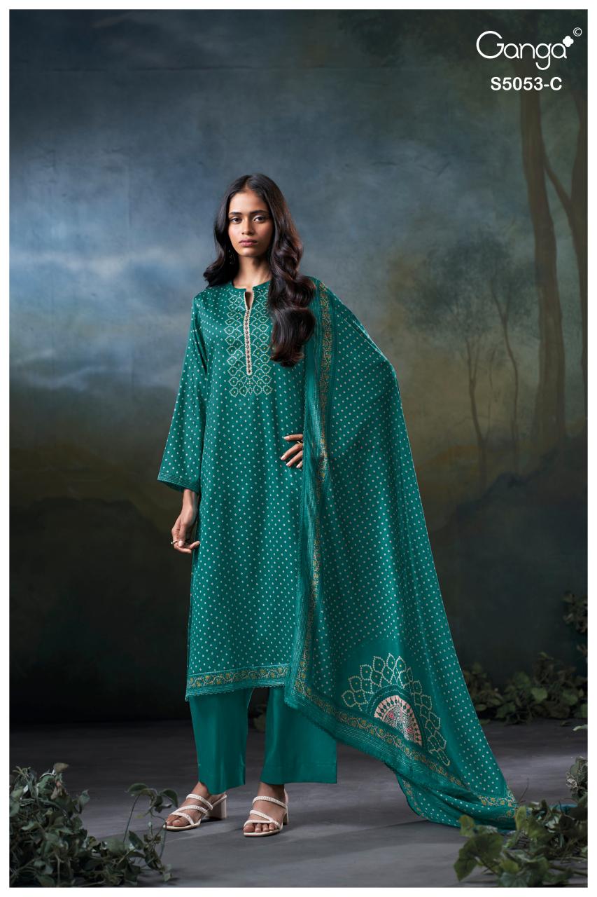 Ganga Diantha 5053 catalog online wholesale salwar kameez cod available