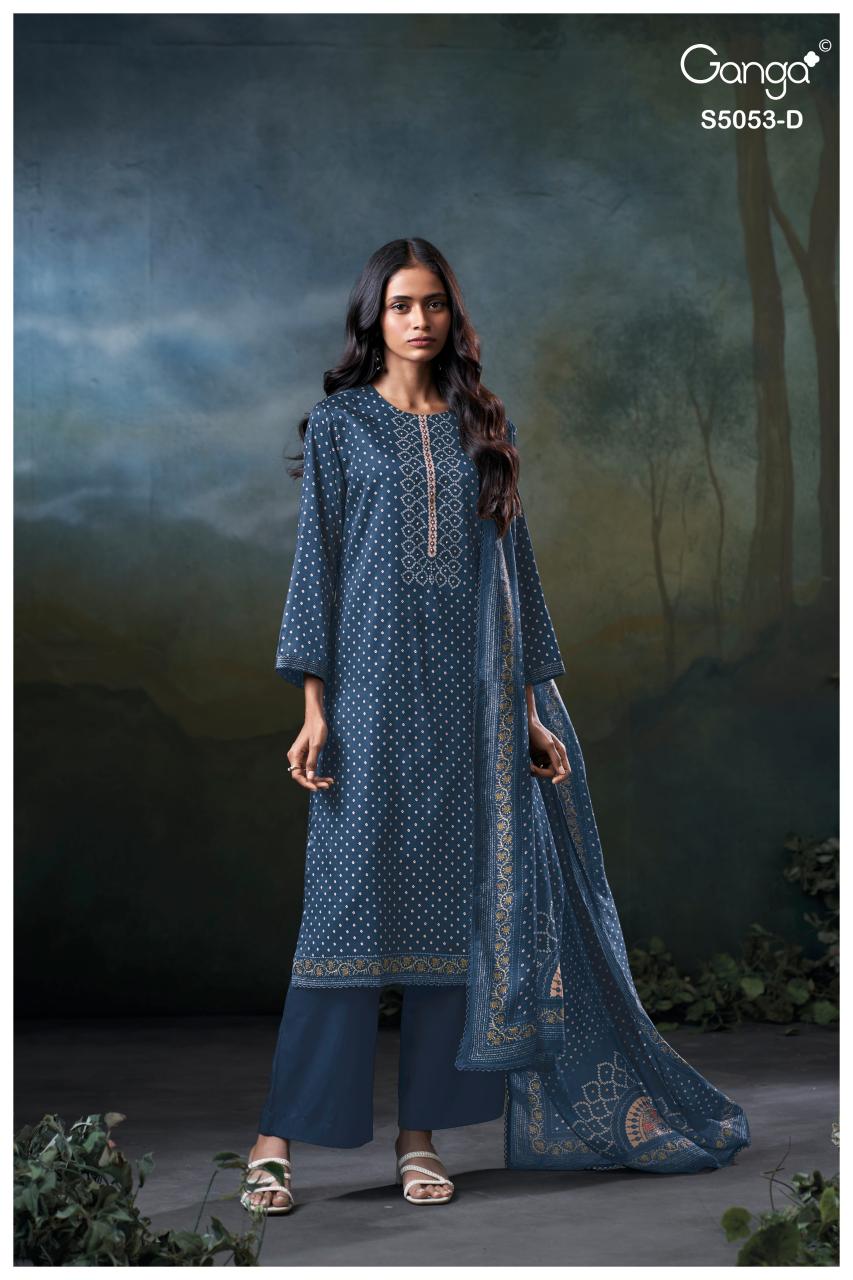 Ganga Diantha 5053 catalog online wholesale salwar kameez cod available
