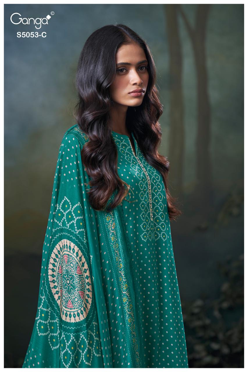Ganga Diantha 5053 catalog online wholesale salwar kameez cod available