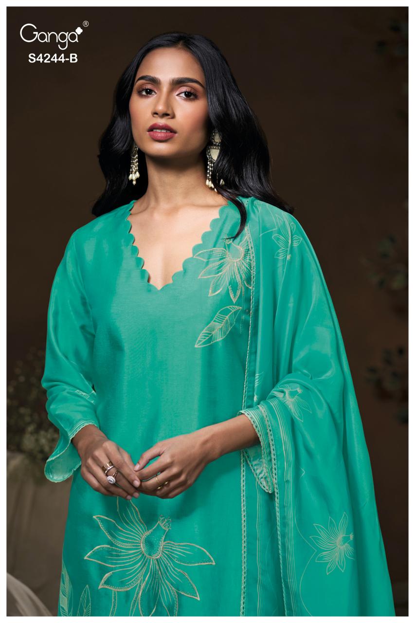 Ganga Druya 4244 catalog salwar kameez pakistani wholesale 