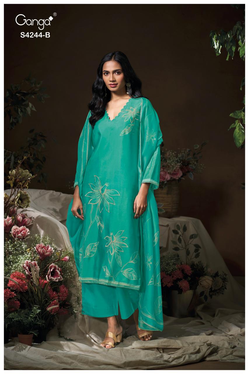 Ganga Druya 4244 catalog salwar kameez pakistani wholesale 