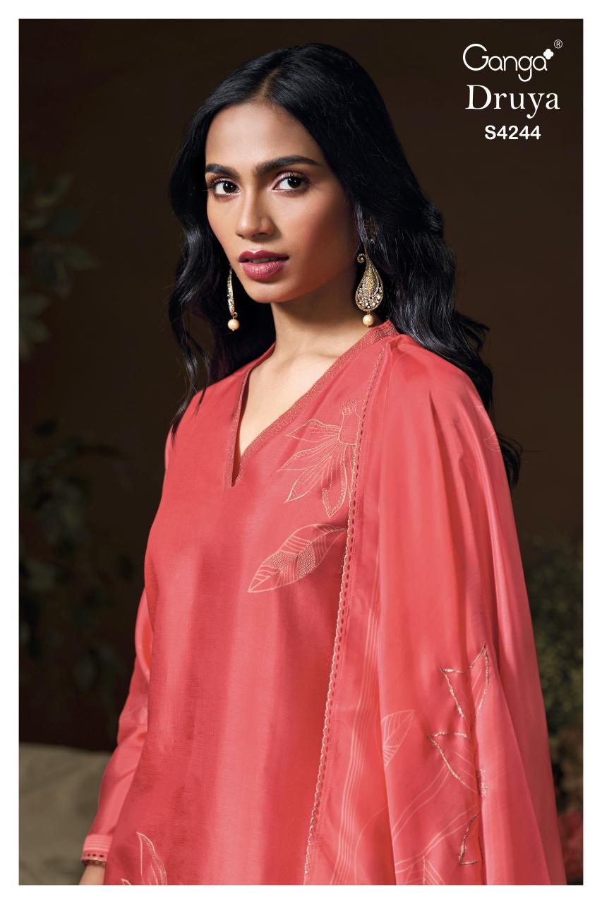 Ganga Druya 4244 catalog salwar kameez pakistani wholesale 
