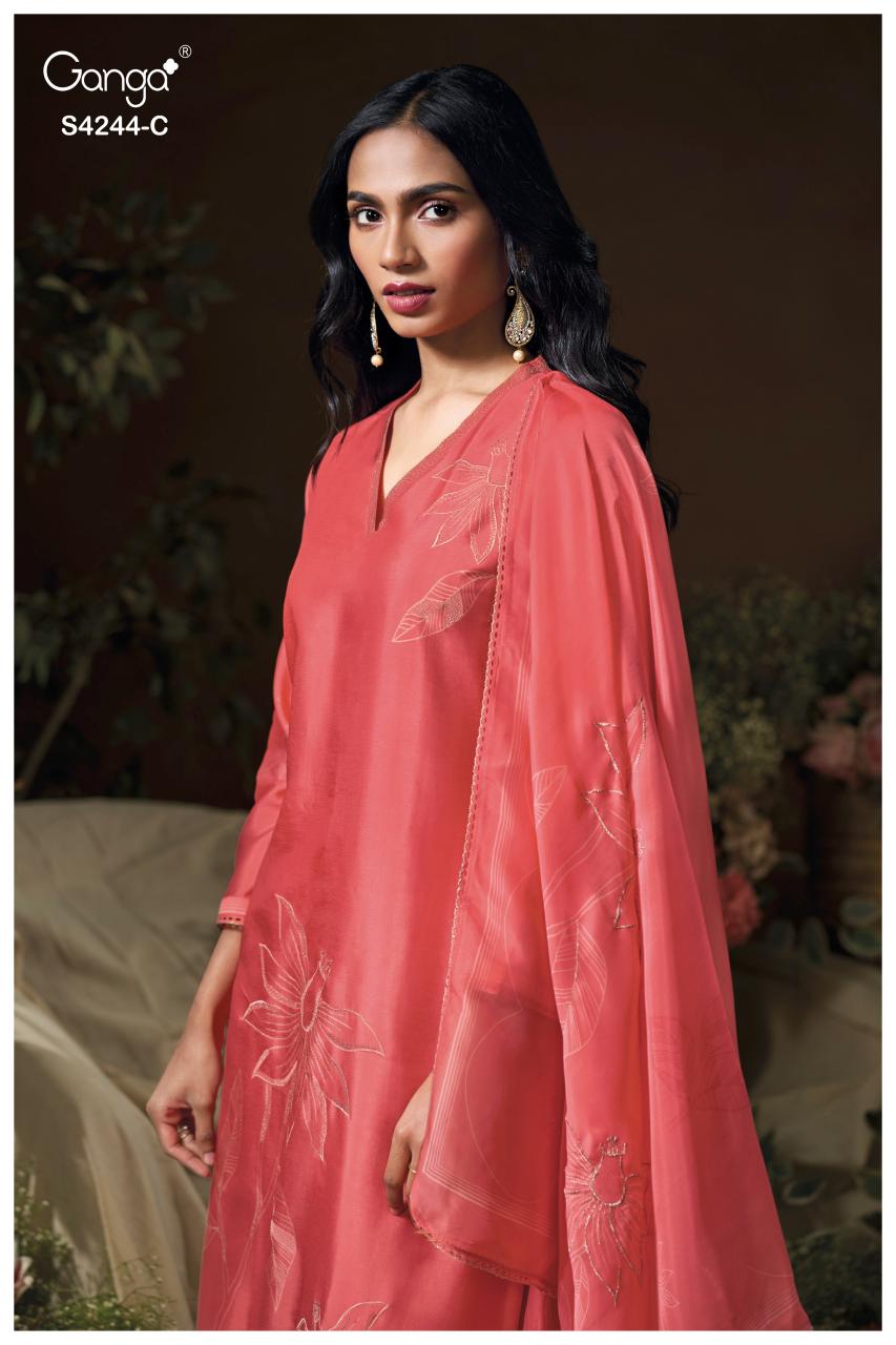 Ganga Druya 4244 catalog salwar kameez pakistani wholesale 