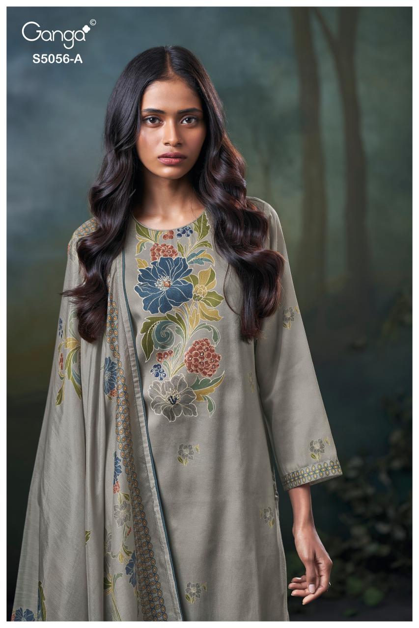 Ganga Ezria 5056 catalog online wholesale salwar kameez cod available 