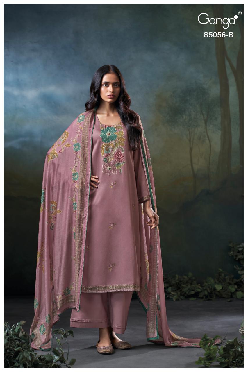 Ganga Ezria 5056 catalog online wholesale salwar kameez cod available 