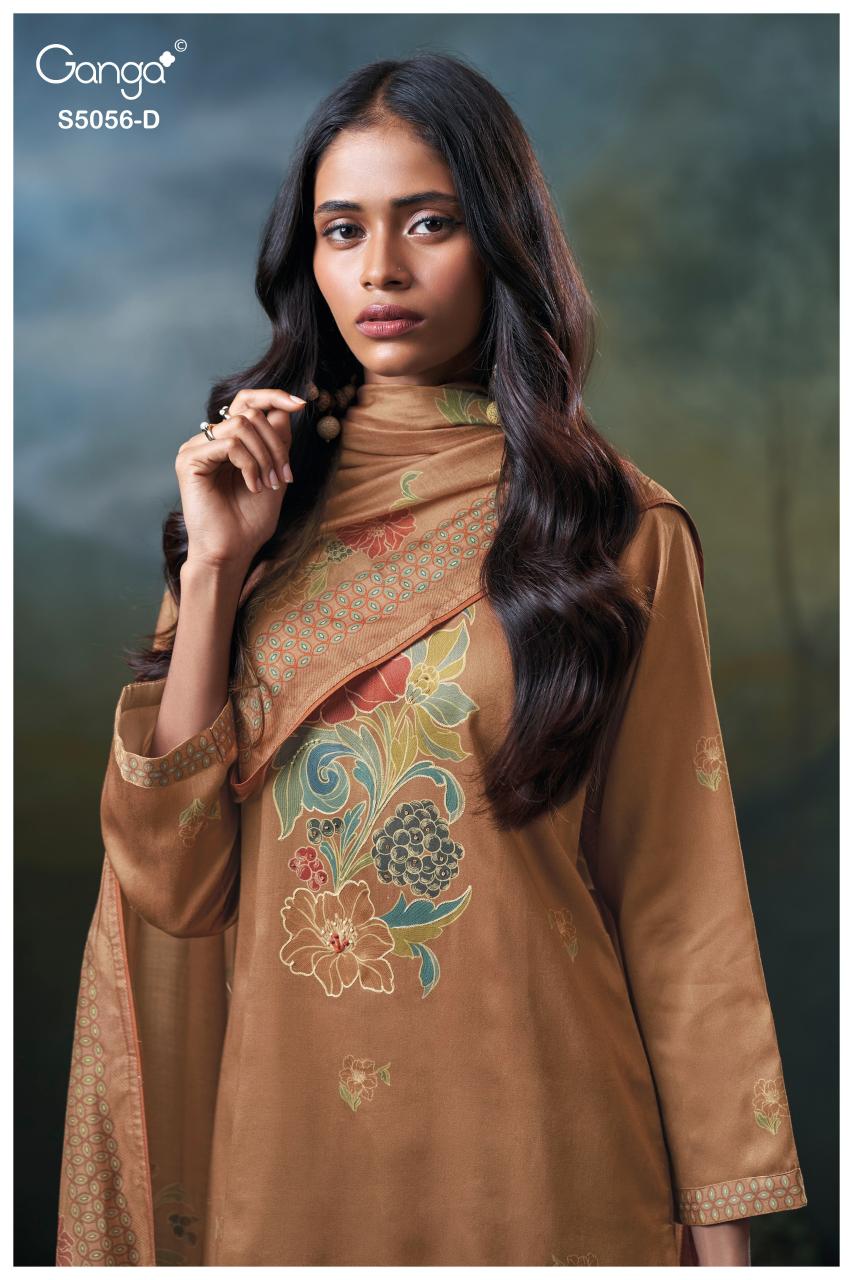 Ganga Ezria 5056 catalog online wholesale salwar kameez cod available 