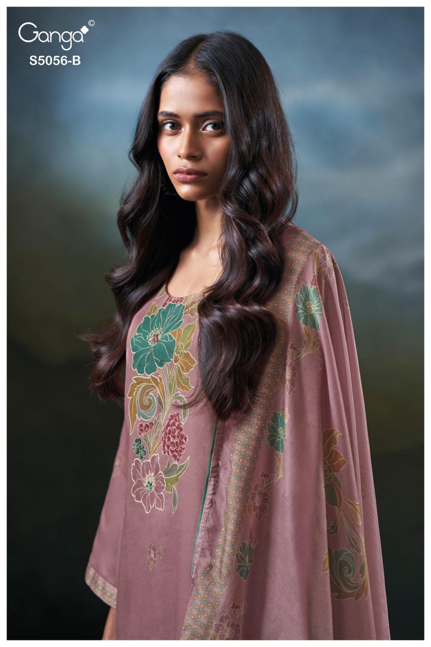 Ganga Ezria 5056 catalog online wholesale salwar kameez cod available 