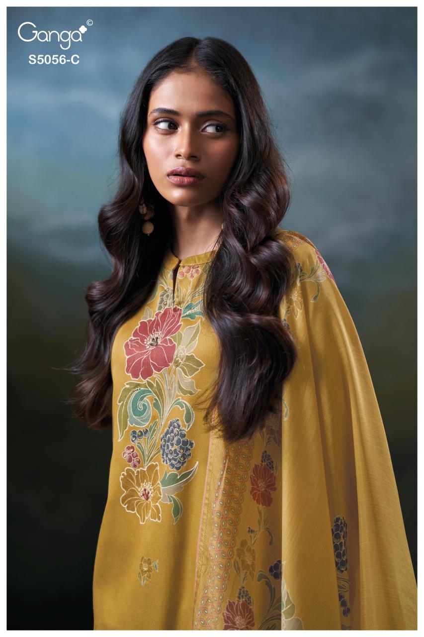 Ganga Ezria 5056 catalog online wholesale salwar kameez cod available 
