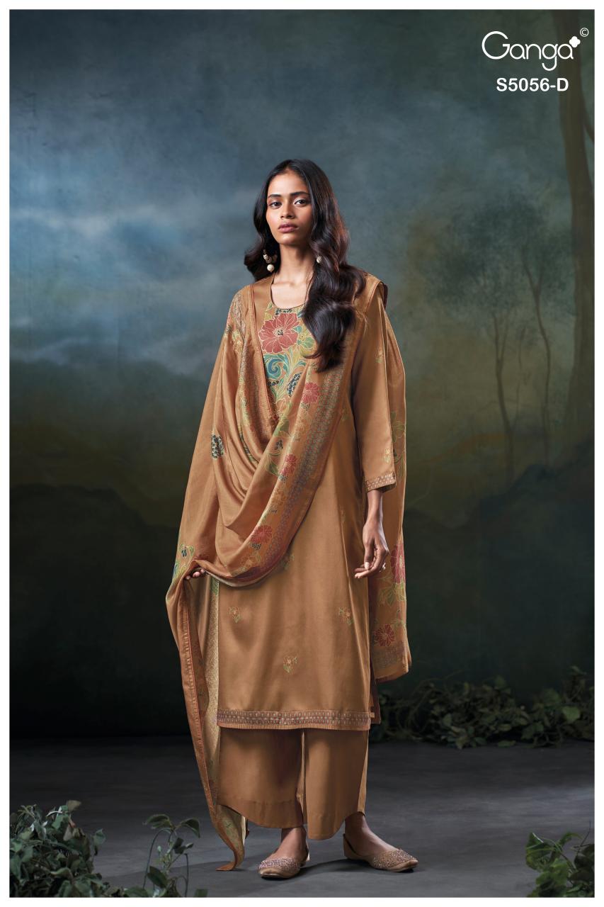 Ganga Ezria 5056 catalog online wholesale salwar kameez cod available 