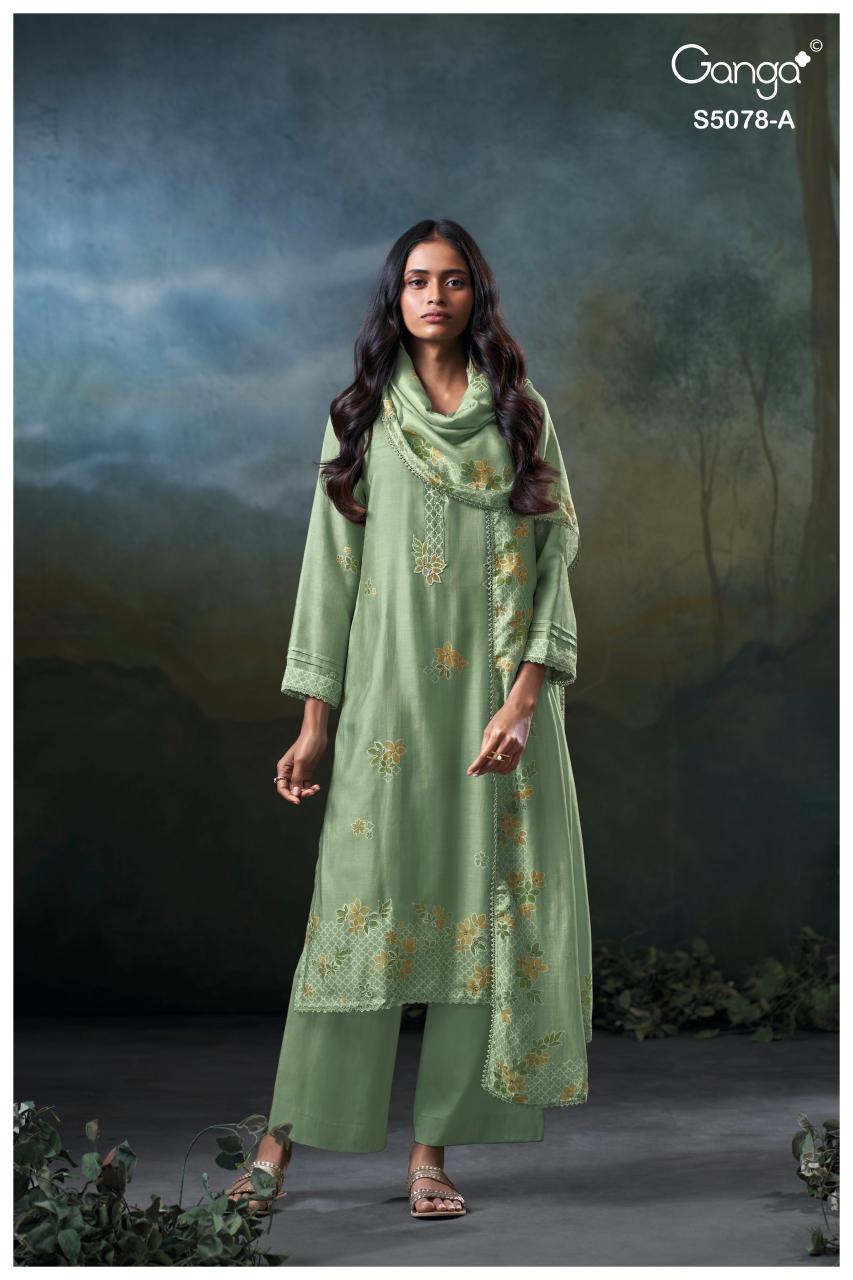 Ganga Fiana 5078 catalog wholesale designer salwar kameez