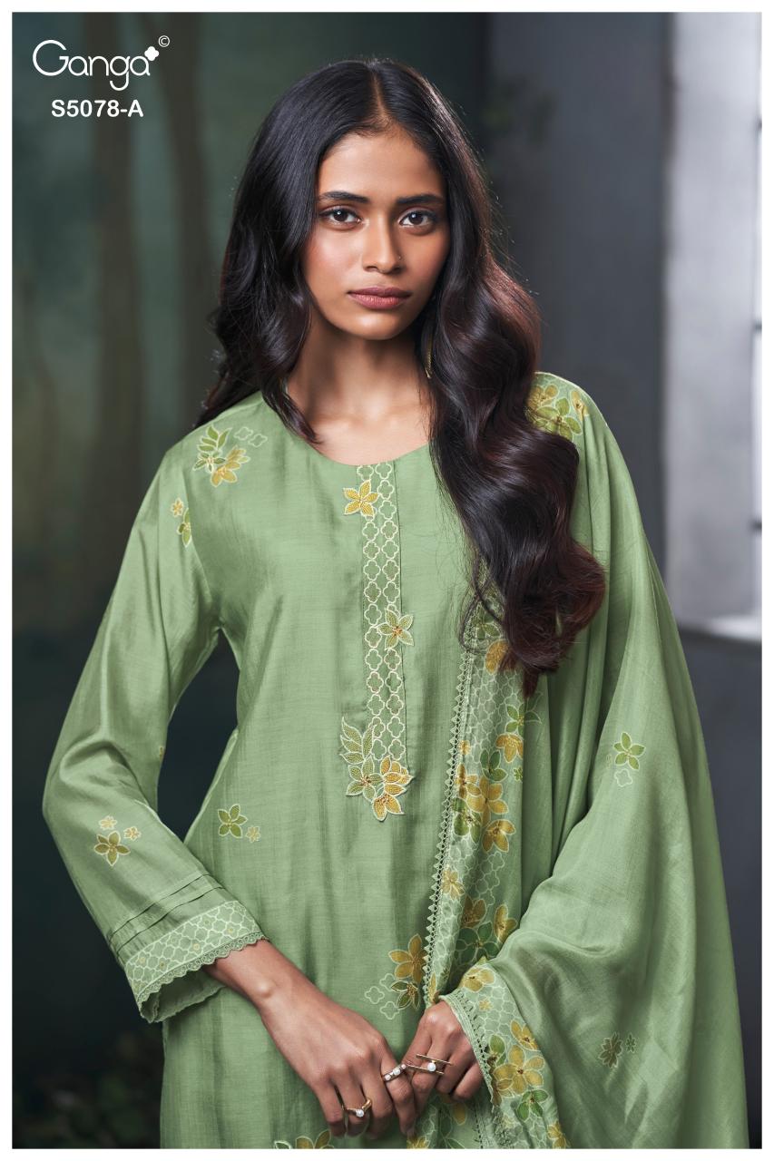 Ganga Fiana 5078 catalog wholesale designer salwar kameez