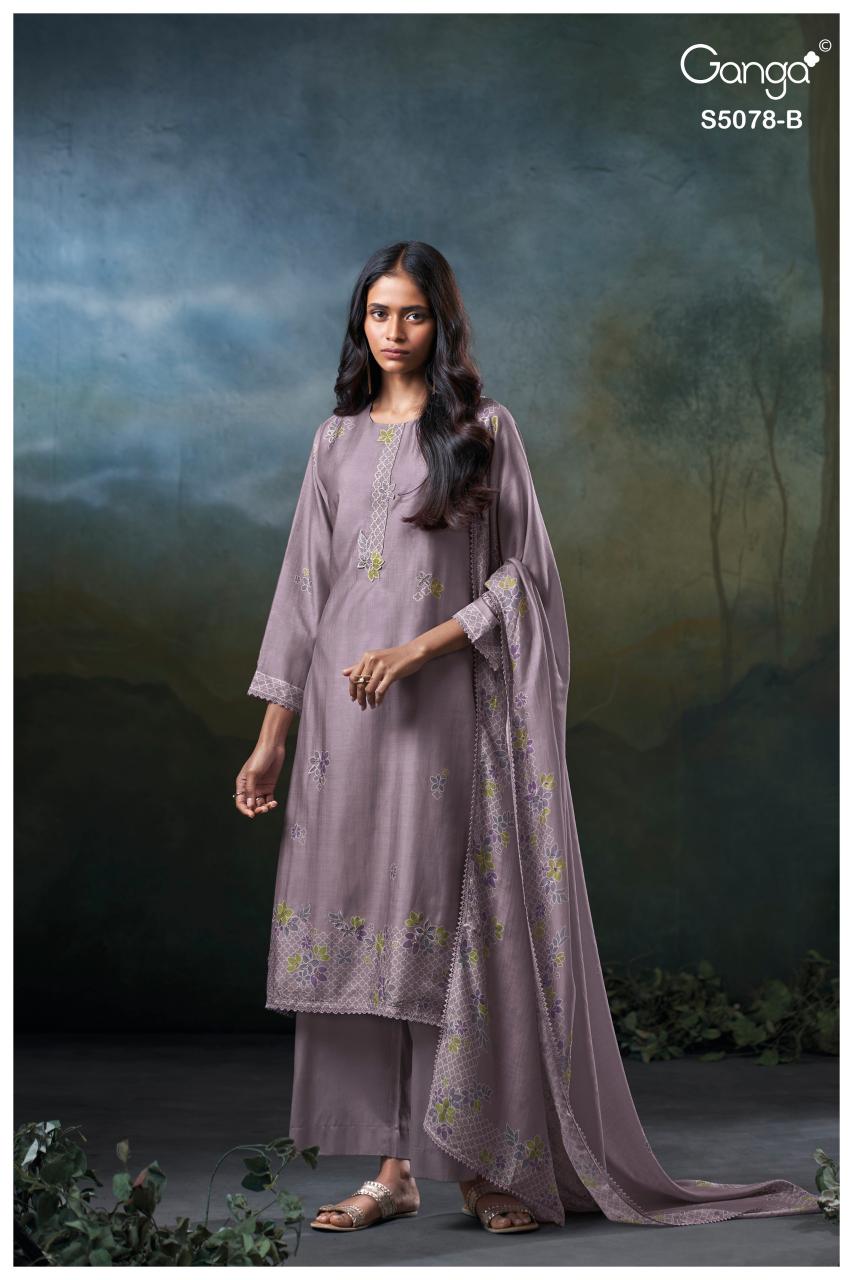 Ganga Fiana 5078 catalog wholesale designer salwar kameez