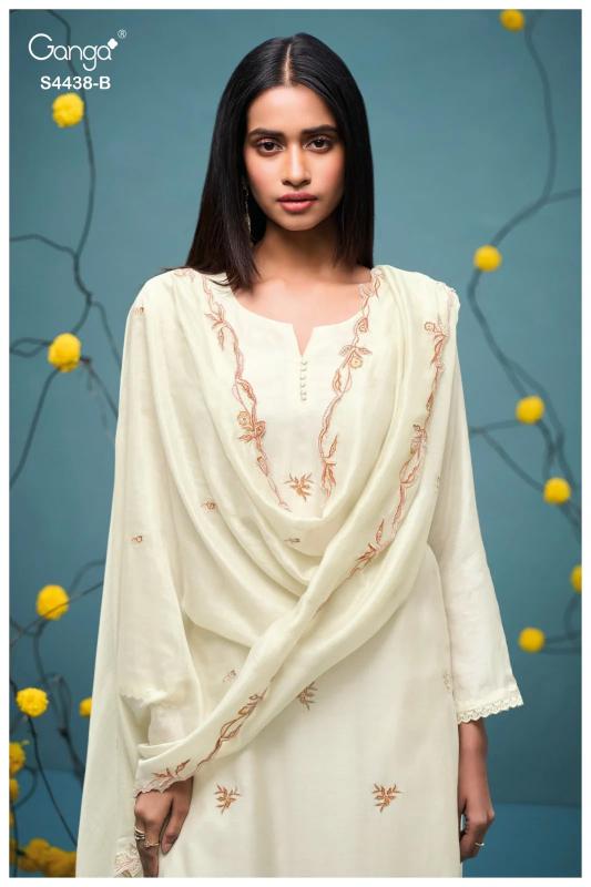 Ganga Firasha 4438 catalog wholesale market of salwar kameez in kolkata