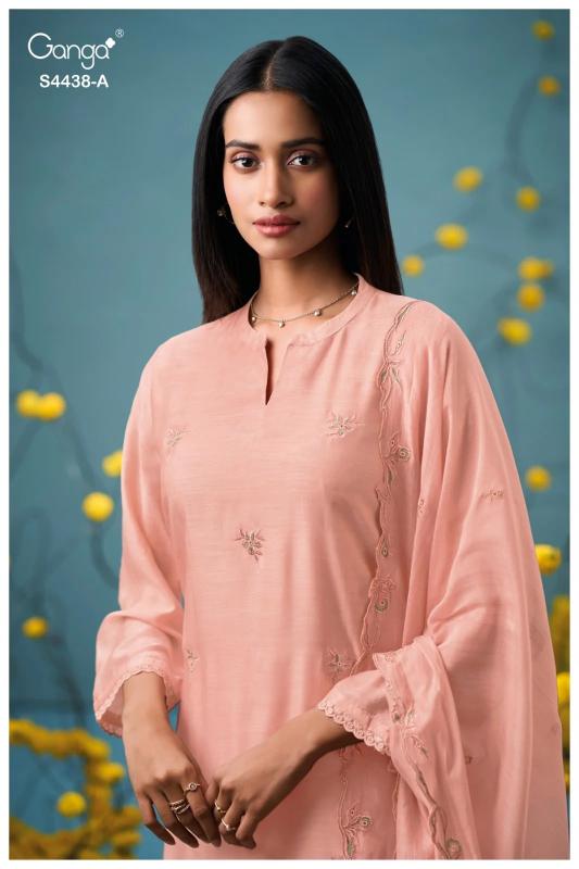 Ganga Firasha 4438 catalog wholesale market of salwar kameez in kolkata