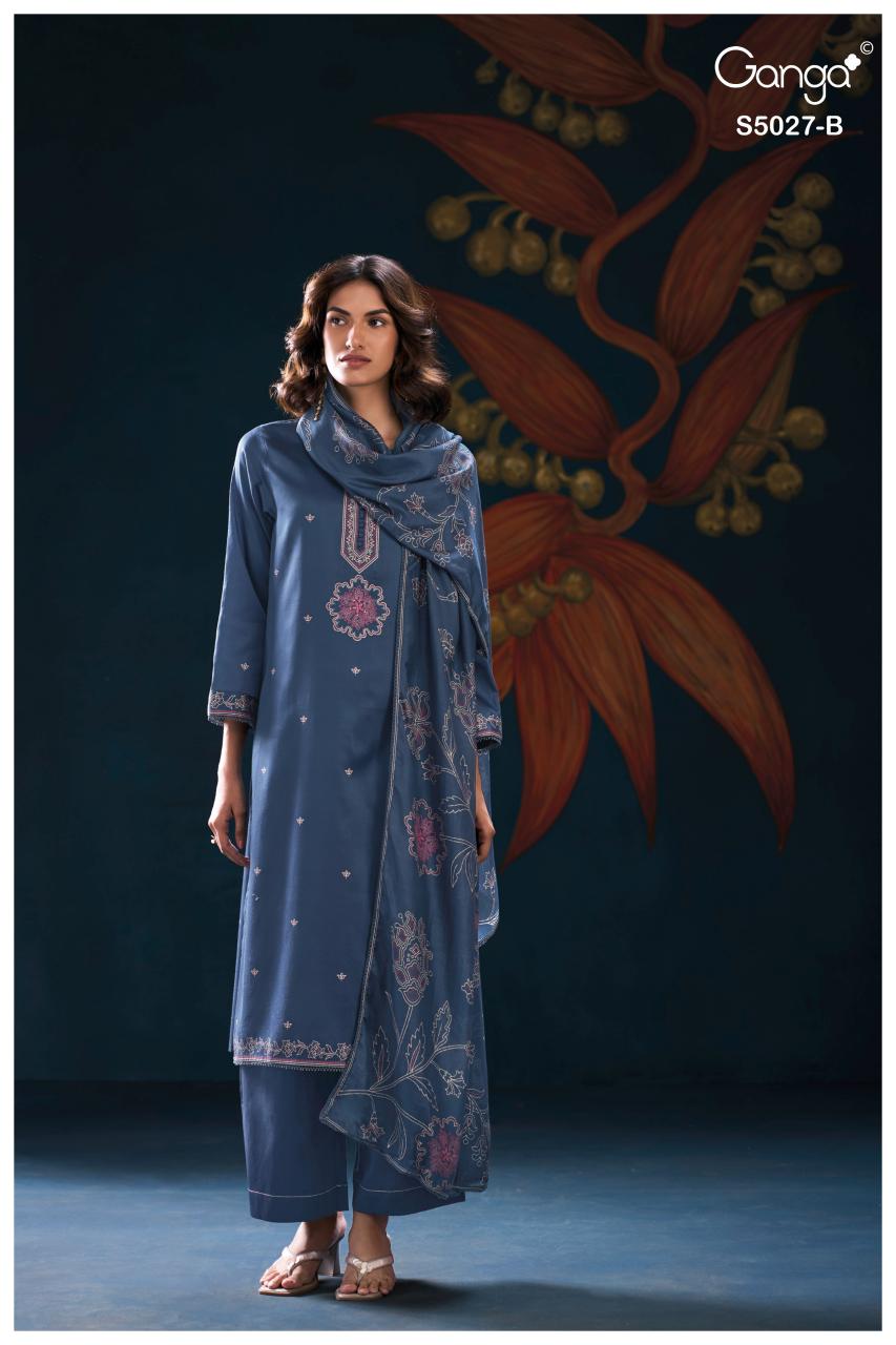 Ganga Gulrukh 5027 catalog wholesale pakistani salwar kameez online