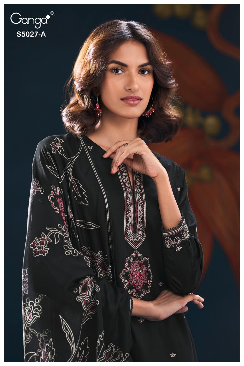 Ganga Gulrukh 5027 catalog wholesale pakistani salwar kameez online