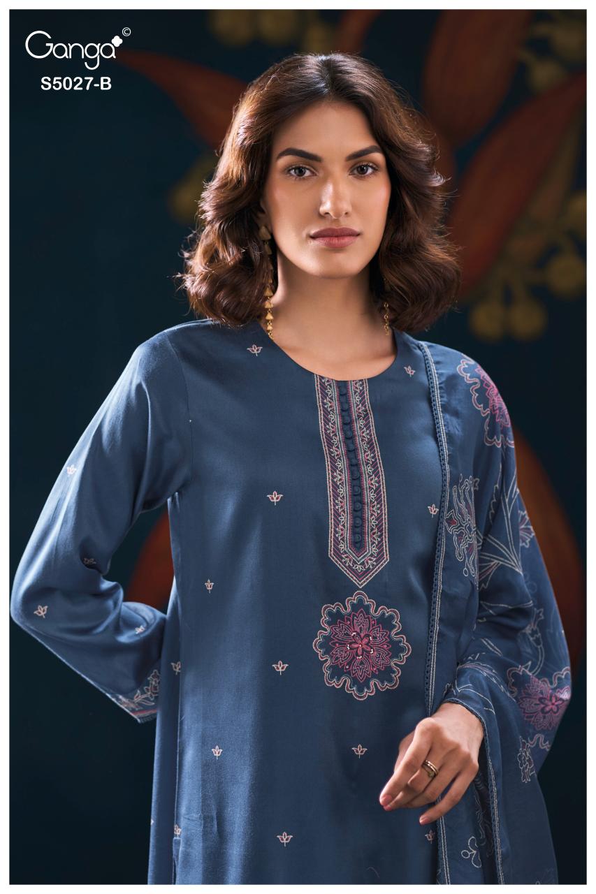 Ganga Gulrukh 5027 catalog wholesale pakistani salwar kameez online