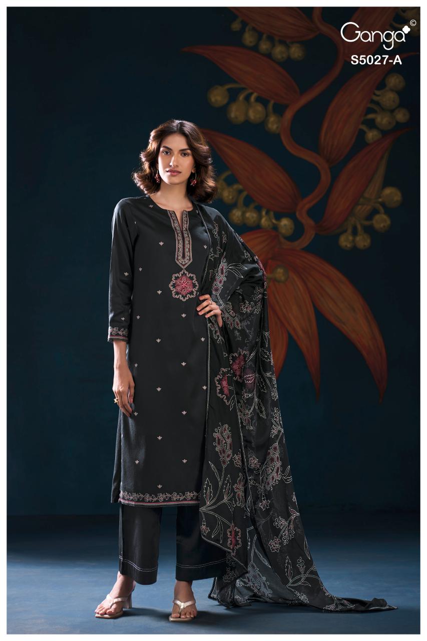 Ganga Gulrukh 5027 catalog wholesale pakistani salwar kameez online