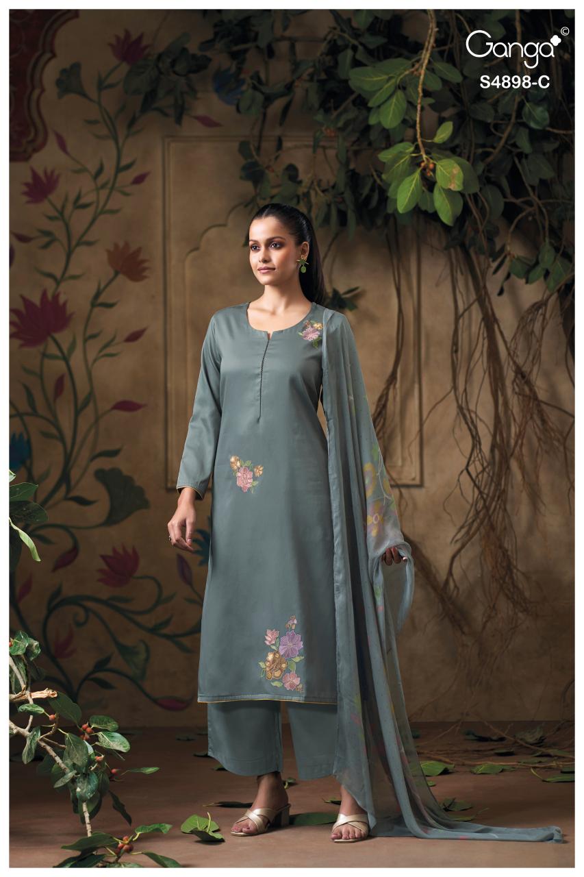 Ganga Ineza 4898 catalog salwar kameez wholesale in bangalore