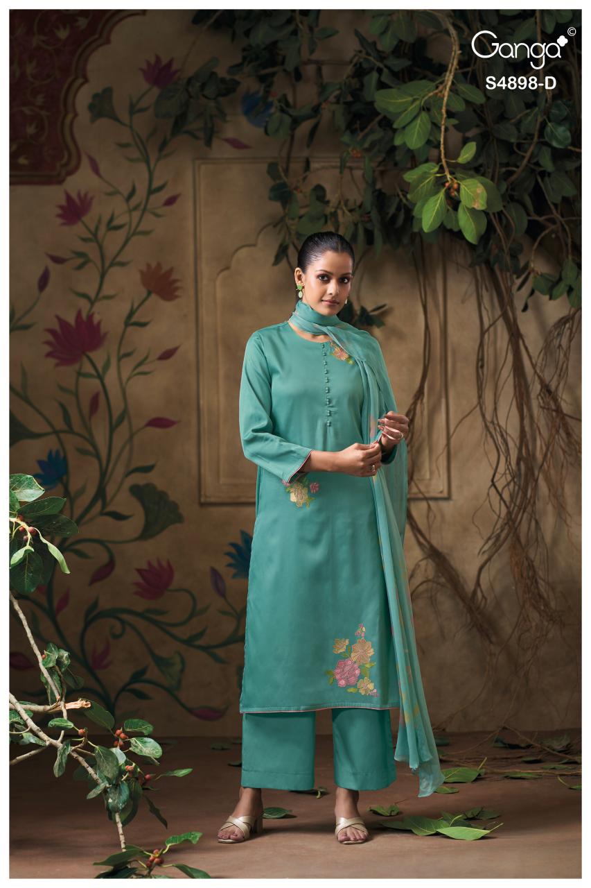 Ganga Ineza 4898 catalog salwar kameez wholesale in bangalore