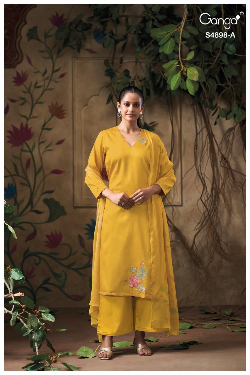 Ganga Ineza 4898 catalog salwar kameez wholesale in bangalore