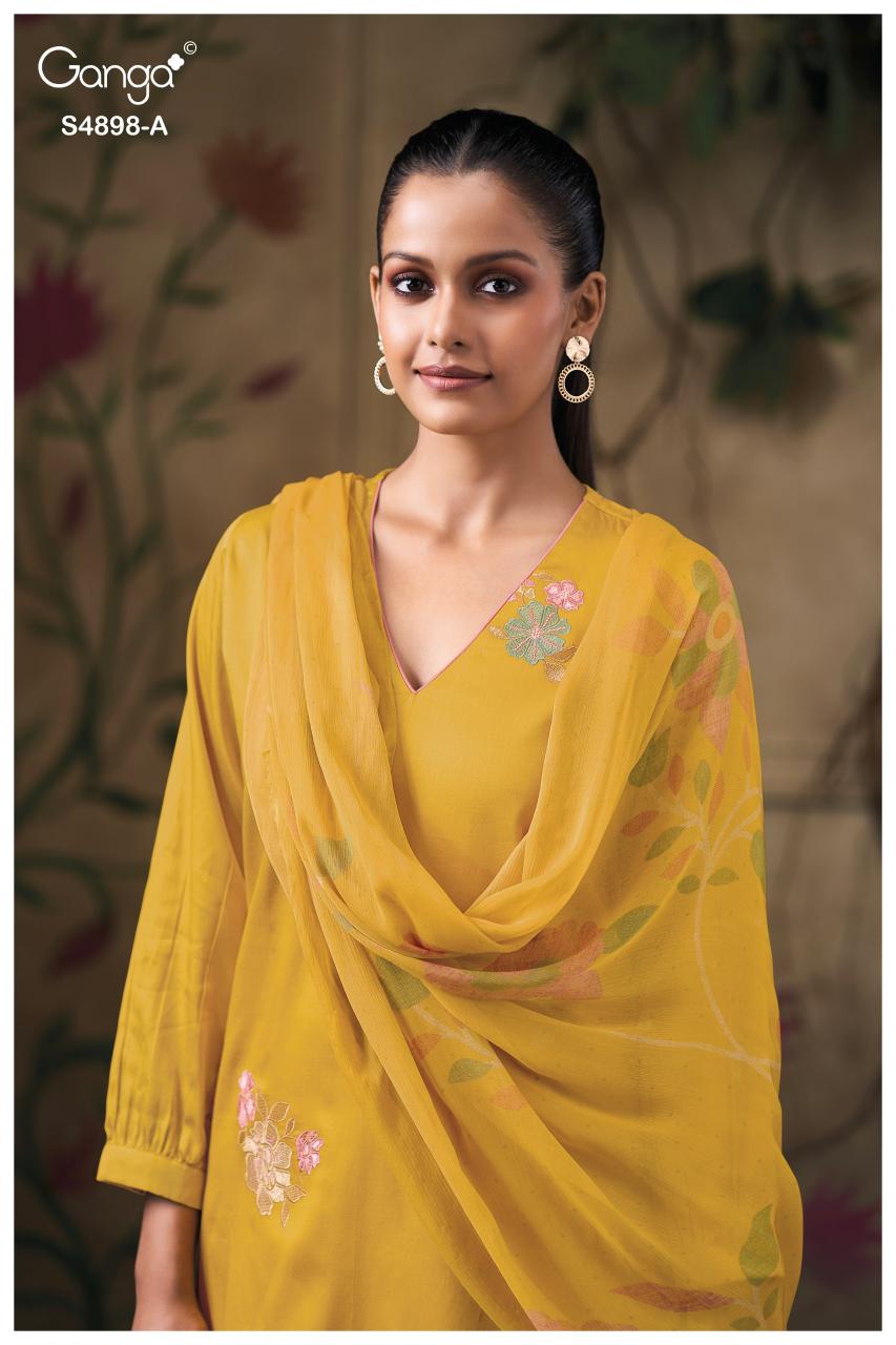 Ganga Ineza 4898 catalog salwar kameez wholesale in bangalore