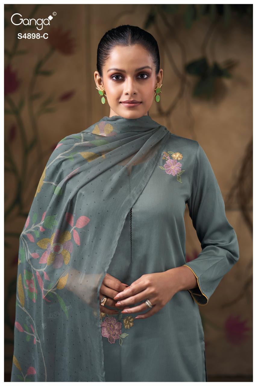 Ganga Ineza 4898 catalog salwar kameez wholesale in bangalore