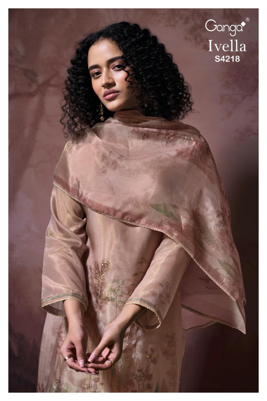 Ganga Ivella 4218 catalog wholesale ladies salwar kameez 
