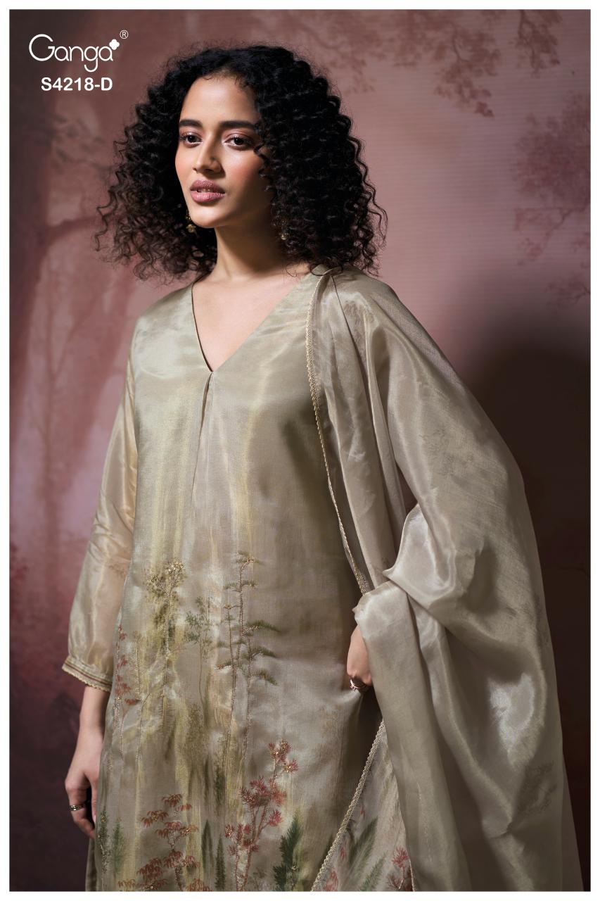 Ganga Ivella 4218 catalog wholesale ladies salwar kameez 