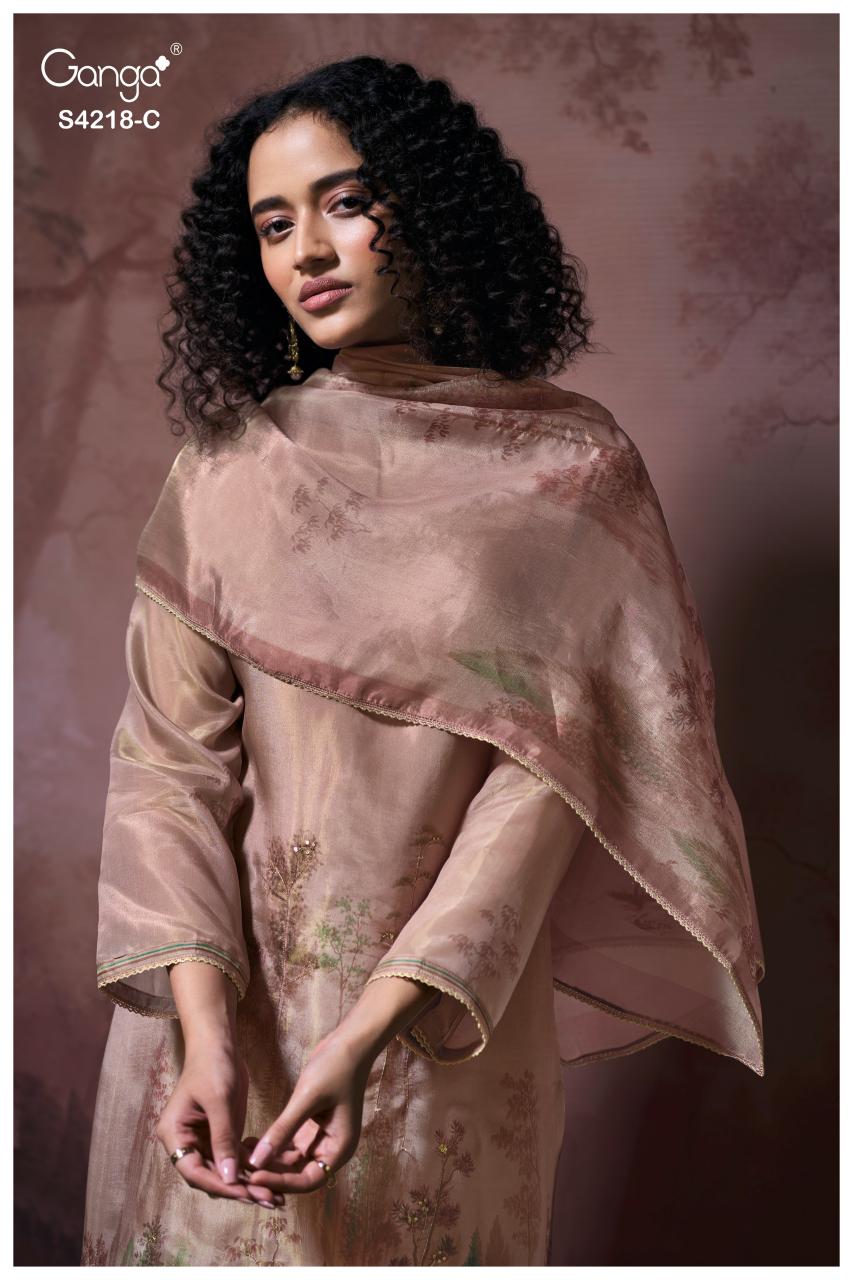 Ganga Ivella 4218 catalog wholesale ladies salwar kameez 