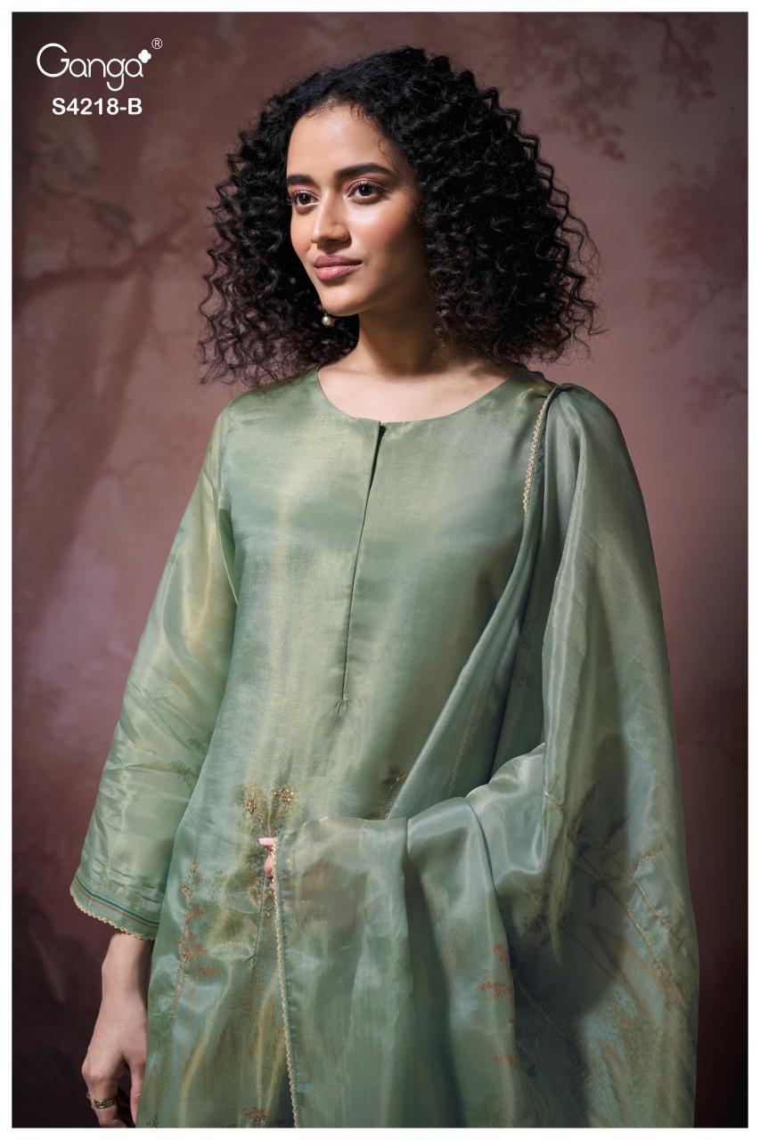 Ganga Ivella 4218 catalog wholesale ladies salwar kameez 