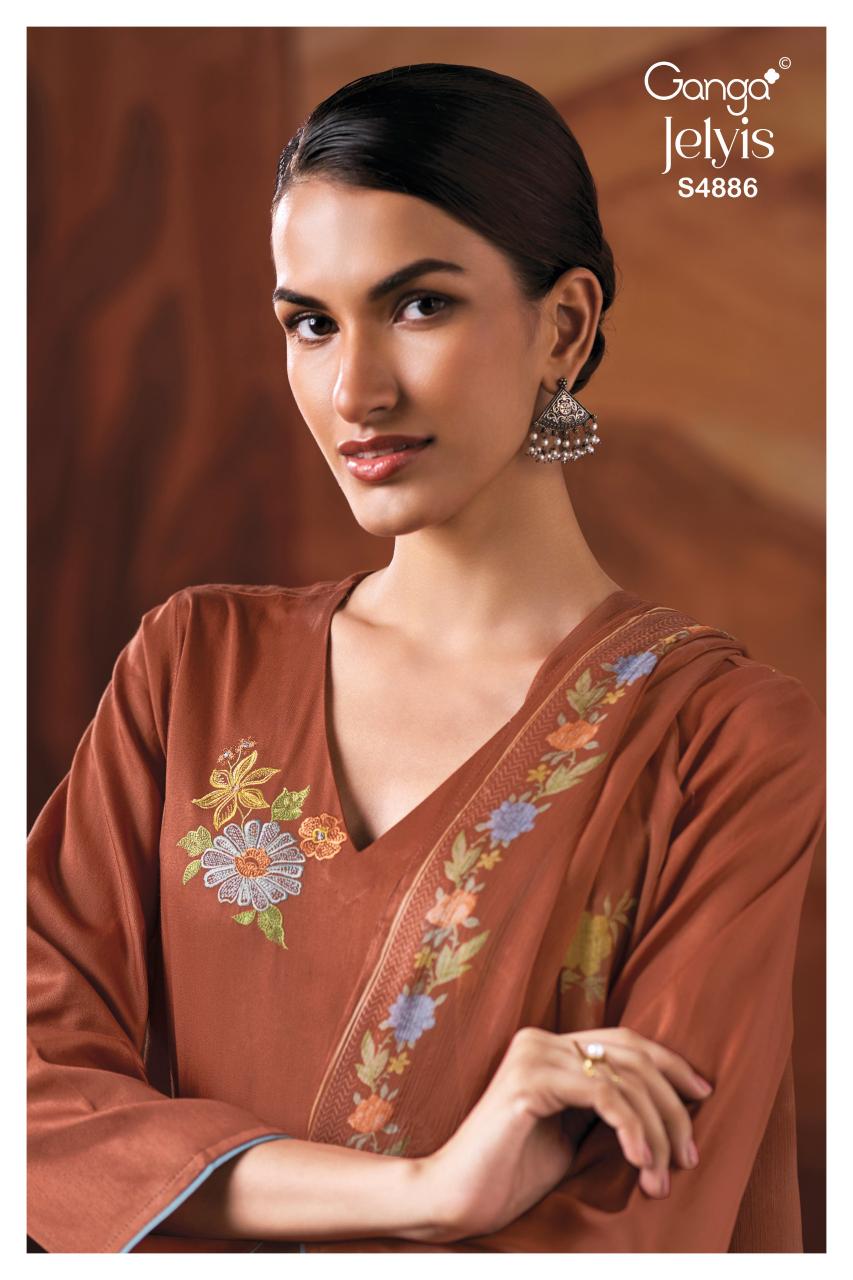 Ganga Jelyis 4886 catalog kids wear wholesale near me