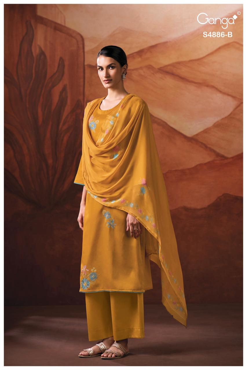 Ganga Jelyis 4886 catalog kids wear wholesale near me