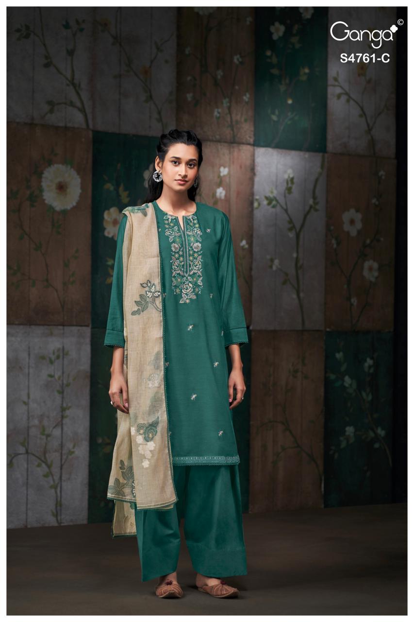 Ganga Kalista 4761 catalog indian salwar kameez wholesale