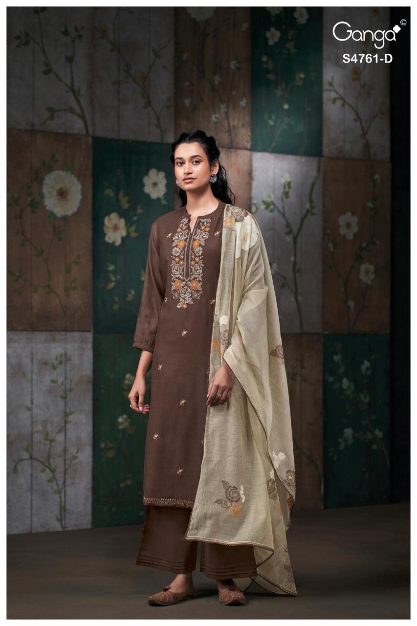 Ganga Kalista 4761 catalog indian salwar kameez wholesale