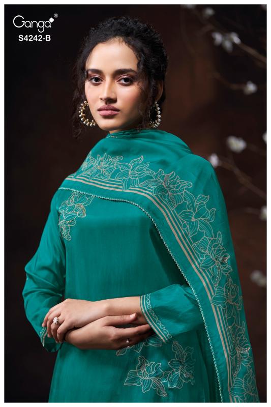 Ganga Kynaa 4242 catalog salwar kameez wholesale market in ahmedabad 