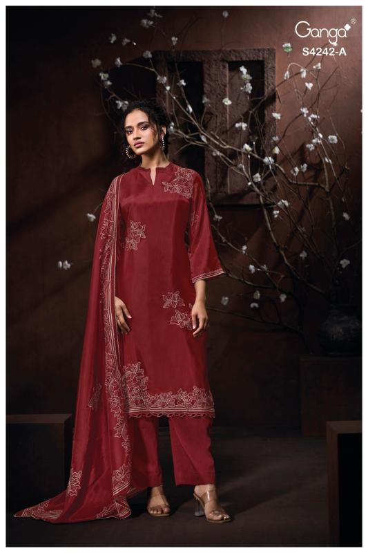 Ganga Kynaa 4242 catalog salwar kameez wholesale market in ahmedabad 