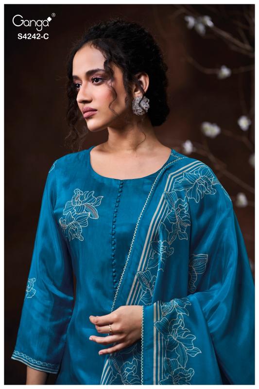 Ganga Kynaa 4242 catalog salwar kameez wholesale market in ahmedabad 